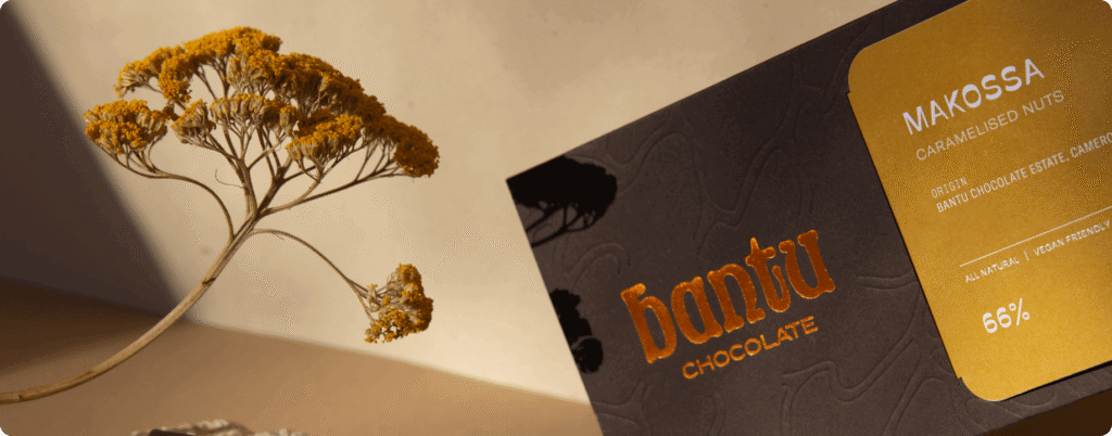 Makossa 66 % Bantu Chocolate label