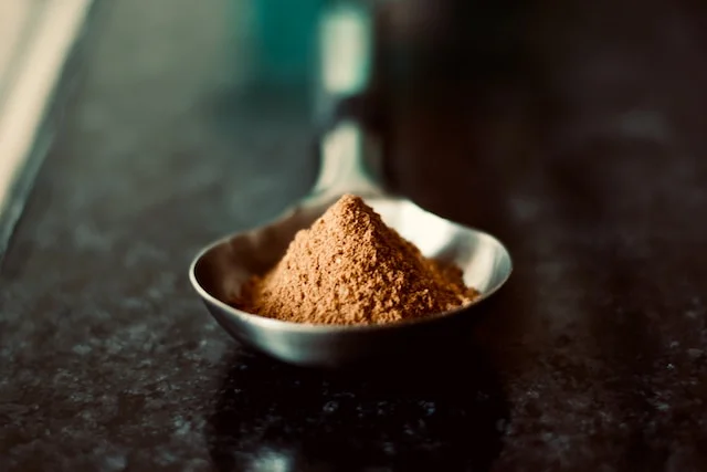 cacao powder in a dish
